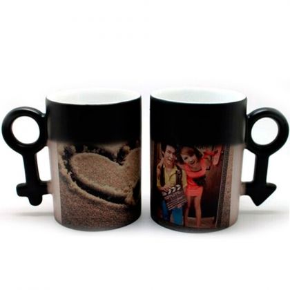 Комплект от две магически чаши за влюбени