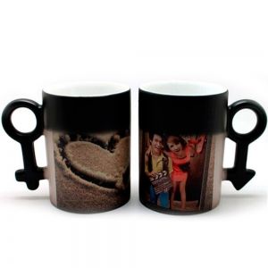 Комплект от две магически чаши за влюбени