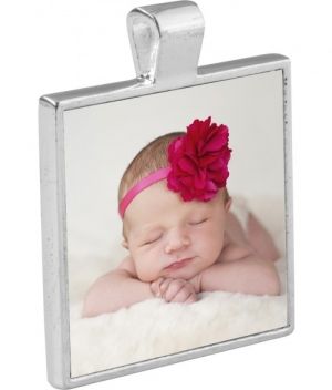 Огърлица с плочка