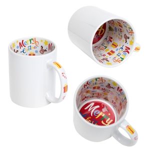 Чаша с вътрешност и дръжка MERRY CHRISTMAS